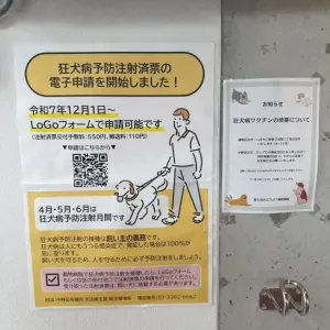 狂犬病予防接種の時期のサムネイル